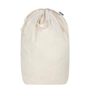 Canvas Laundry Bags with Handles & Square Base 13.8"Wx13.8"Dx27.6"H